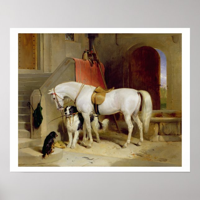 Prince George's Favourites (oil on canvas) Poster (Front)