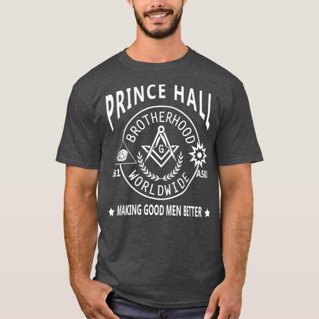 Prince Hall Mason Brotherhood 2B1ASK1 Fathers T-Shirt (Front)