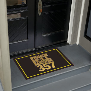 Prince Hall Mason Doormat
