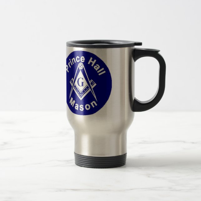 Prince Hall Masonic Travel Mug (Right)