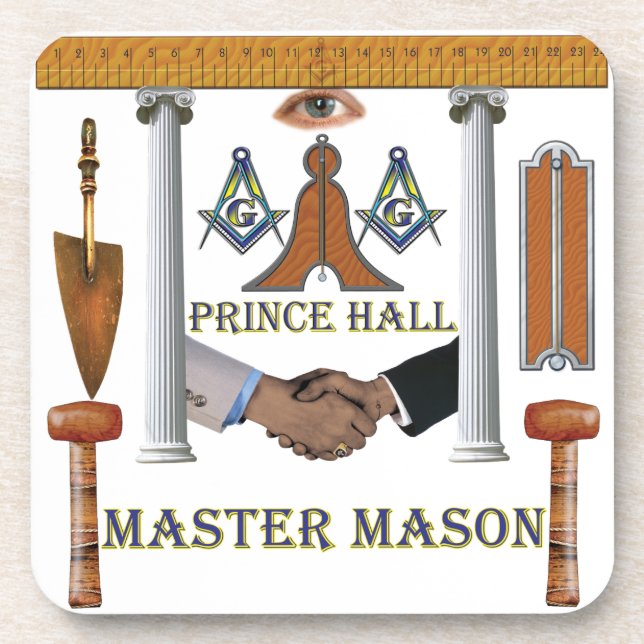 Prince Hall Master Mason Coaster (Front)