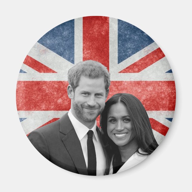 Prince Harry and Meghan Markle Magnet (Front)