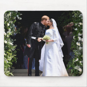 Prince Harry and Meghan Markle Royal Wedding Mouse Pad