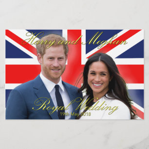 Prince Harry and Meghan Markle Royal Wedding Stationery