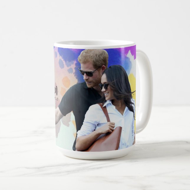 Prince Harry & Meghan Markle Coffee Mug (Front Right)