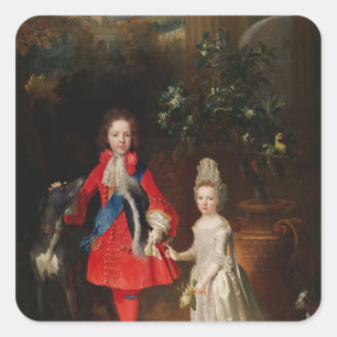 Prince James Francis Edward Stuart Square Sticker
