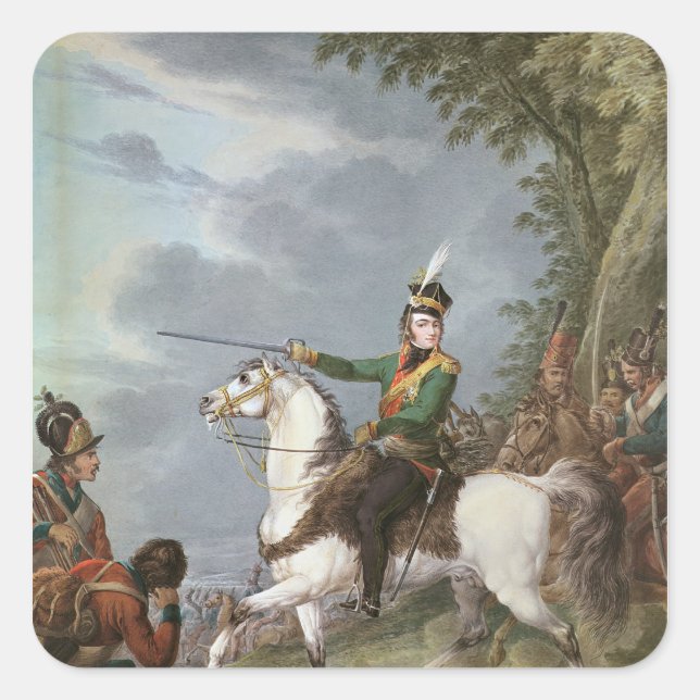 Prince Jozef Antoni Poniatowski  1809-13 Square Sticker (Front)