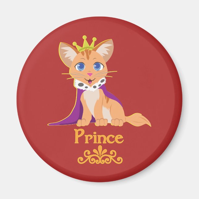 Prince Kitten Magnet (Front)