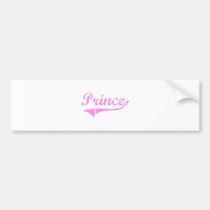 Prince Last Name Classic Style Bumper Sticker