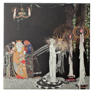 Prince Lindworm Fairytale Kay Nielson Ceramic Tile