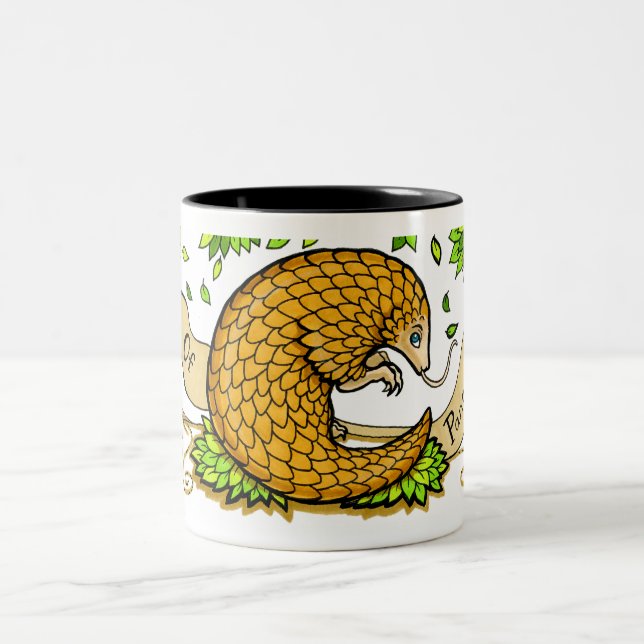 Prince Of Pangolins Two-Tone Coffee Mug (Center)