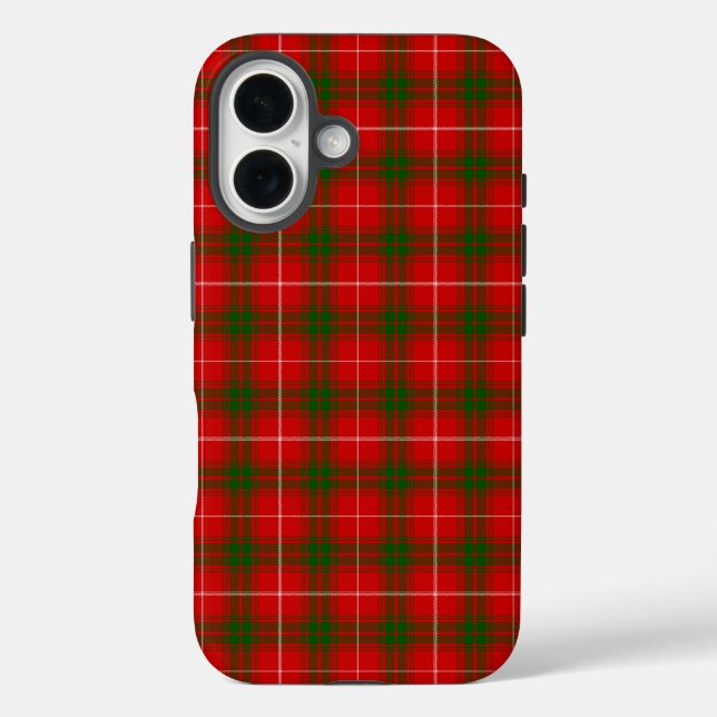 Prince of Rothesay tartan red green plaid Case-Mate iPhone Case (Back)