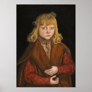 Prince of Saxony - Lucas Cranach Fine Art Poster