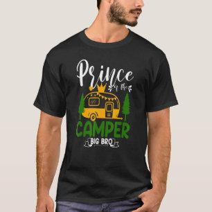 Prince Of The Camper Summer Camping Campfires Vaca T-Shirt