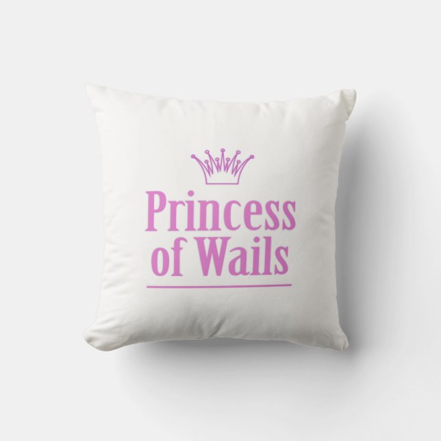 Prince of Wails / Princess of Wails v2 Cushion (Front)
