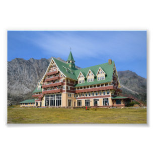 Prince of Wales Hotel Waterton Lakes National Park Photo Print