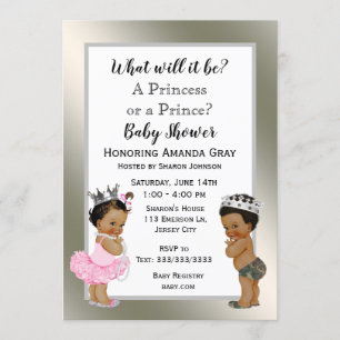 Prince or Princess Baby Shower Invitation
