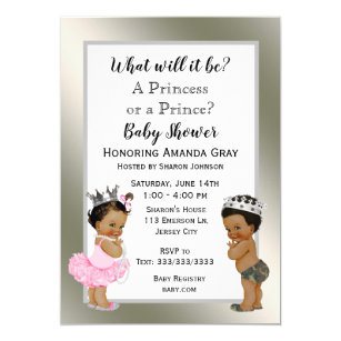 Prince or Princess Baby Shower Invitation