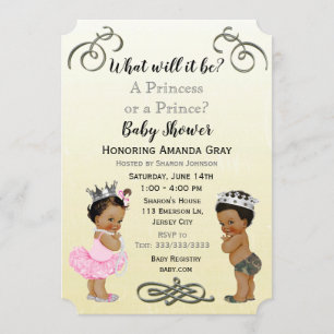 Prince or Princess Baby Shower Invitation