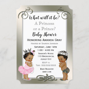 Prince or Princess Baby Shower Invitation