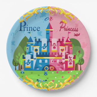 Prince or Princess Gender Reveal 9" Plates