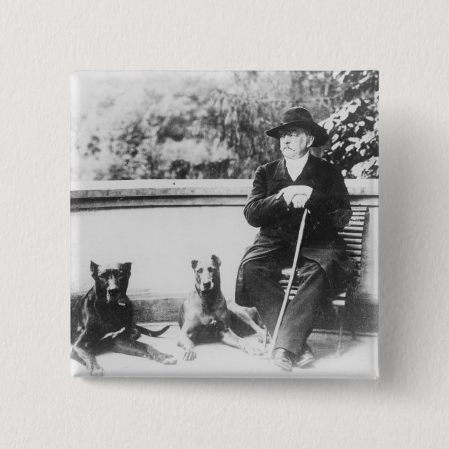 Prince Otto of Bismarck-Schoenhausen 15 Cm Square Badge (Front)