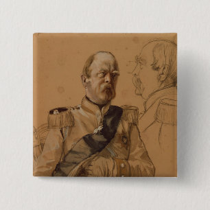 Prince Otto von Bismarck 15 Cm Square Badge