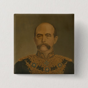 Prince Otto von Bismarck in Diplomat's Uniform 15 Cm Square Badge