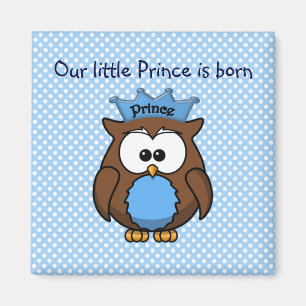 Prince owl magnet