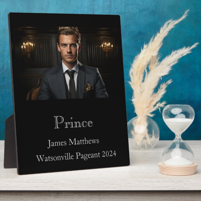 Prince Pageant Plaque (Side)