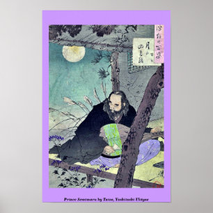 Prince Semimaru by Taiso, Yoshitoshi Ukiyoe Poster