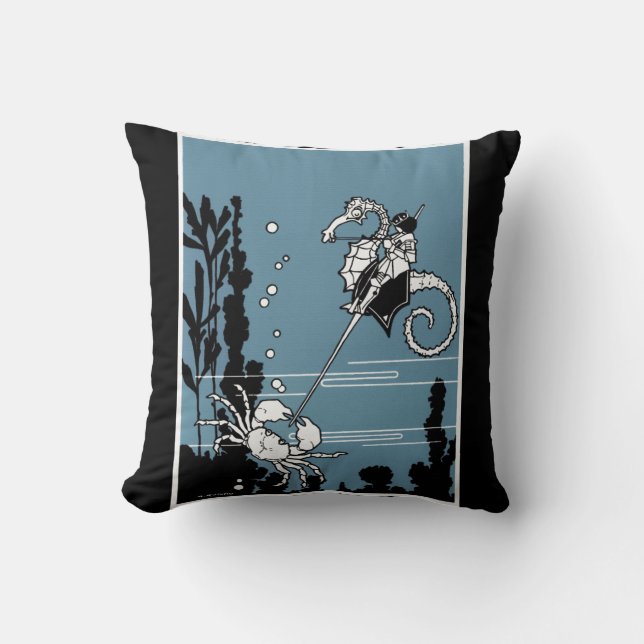 Prince & The  Seahorse Cushion (Front)