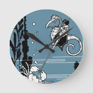 Prince & The Seahorse Round Clock