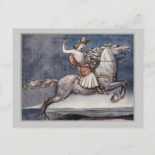 Prince Throwing a Spear Postcard