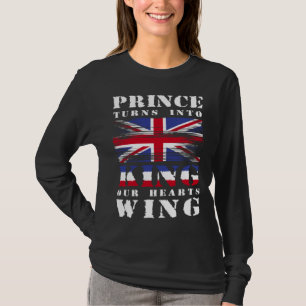 Prince Turns Into King Our Hearts Wing Coronation T-Shirt