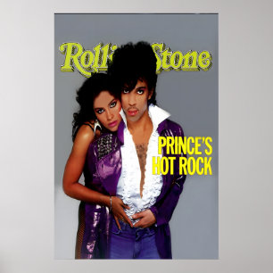Prince & Vanity 1983 Rolling Stone Magazine Cover Poster