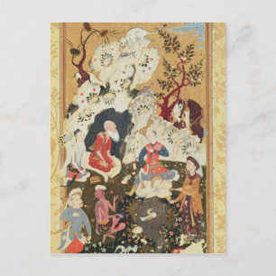 Prince visiting an Ascetic Postcard