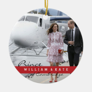 Prince William and Catherine Ceramic Ornament