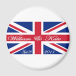 Prince William and Kate Magnet<br><div class="desc">*THIS SPECIAL ONE-OF-A-KIND ROYAL WEDDING COMMEMORATIVE GIFT IS PART OF A LIMITED EDITION SERIES.  ONLY 100 AVAILABLE IN EACH STYLE*    SCROLL DOWN FOR MORE GREAT  ROYAL WEDDING KEEPSAKES!</div>