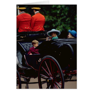 Prince William and Princess Diana on The Mall
