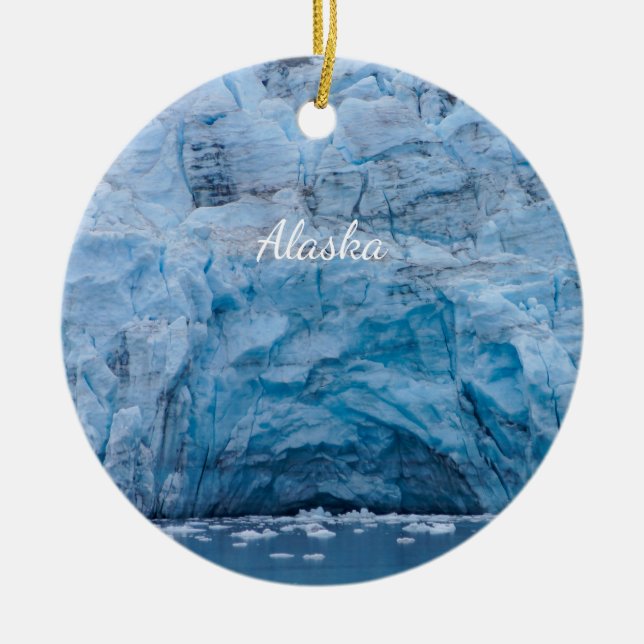 Prince William Sound Glacier Ornament Souvenir (Front)