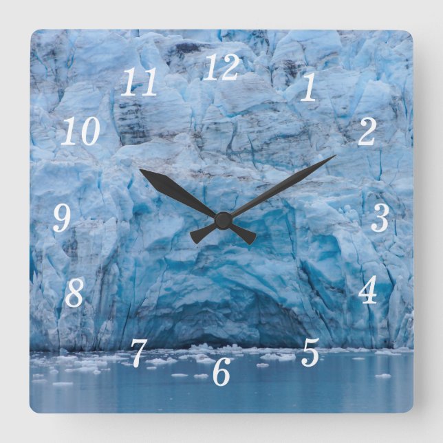 Prince William Sound Glacier Wall Clock (Front)
