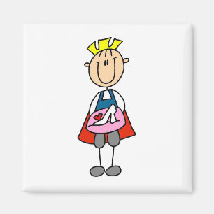 Prince With Glass Slipper tshirts and Gifts Magnet