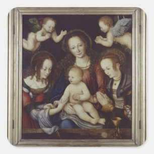Princely Altarpiece, 1510-12 Square Sticker