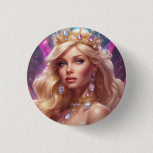 Princes 3 Cm Round Badge
