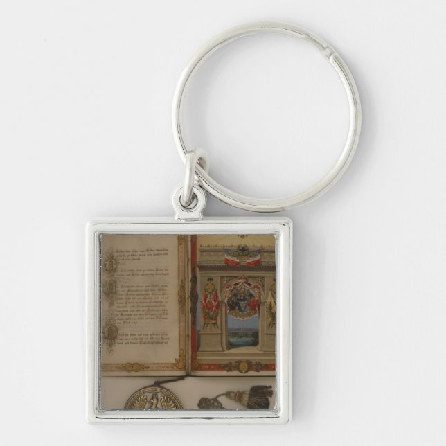 Prince's Diploma investing Otto von Bismarck Key Ring (Front)