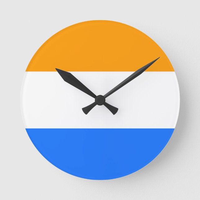 Prince's Flag Round Clock (Front)