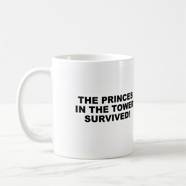 Princes in The Tower Survival Mug (Left)