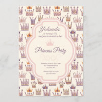 Princes Party Birthday Invitation