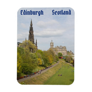 Princes Street Gardens, Edinburgh, Scotland Magnet